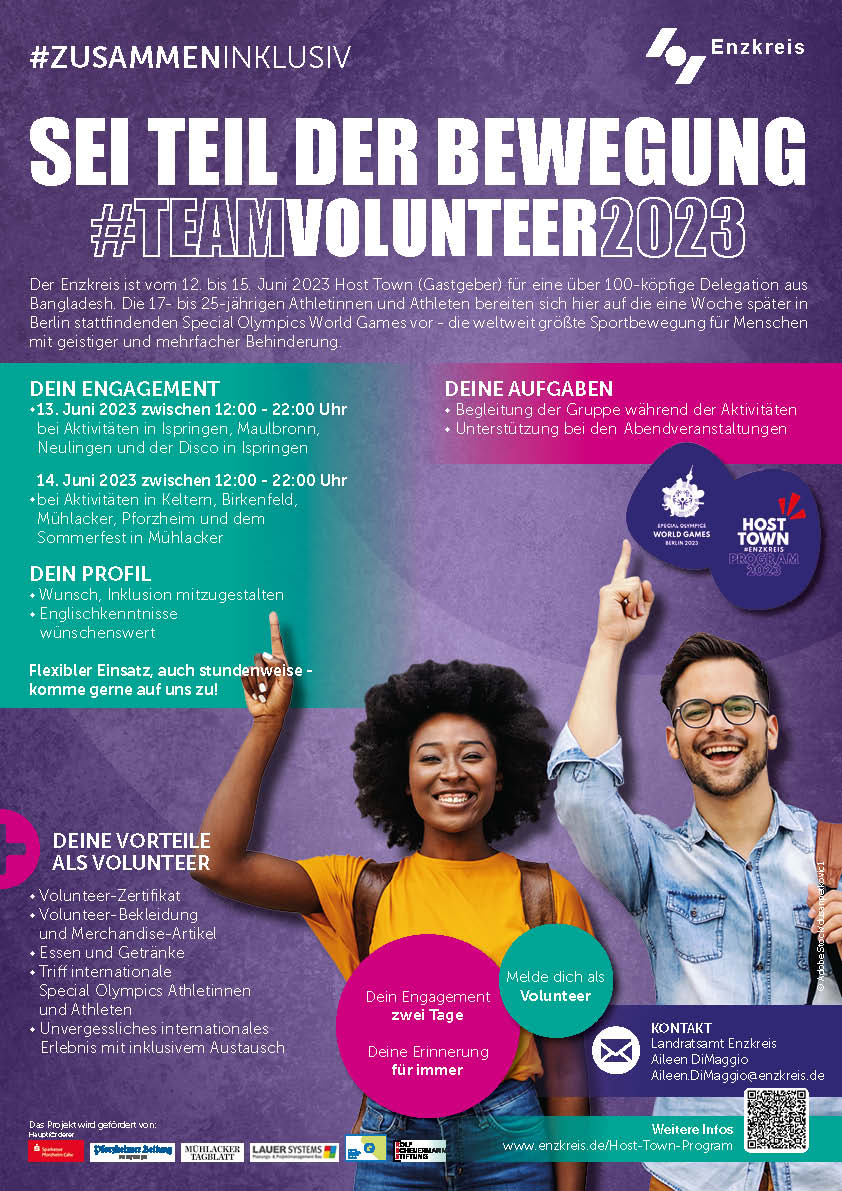 Volunteers für das Host Town Program 2023 gesucht